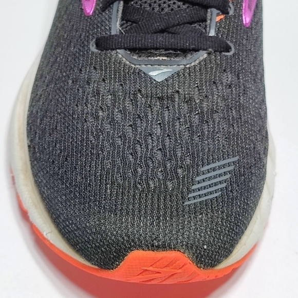 Brooks Adrenaline GTS 19 Black Pink Orange Women's Running Shoes Size 11.5B Med - Picture 3 of 9